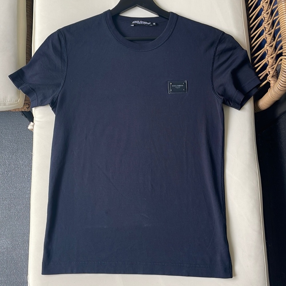 Dolce and Gabbana navy blue Classic T Shirt